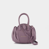 Sac Porté Épaule Tulipea Small - Marni - Cuir - Violet
