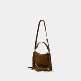 Sac À Bandoulière Oskan Soft Zip - Isabel Marant - Cuir - Marron