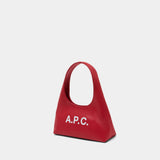 Sac Porté Épaule Baby Ninon - A.P.C. - Synthétique - Rouge