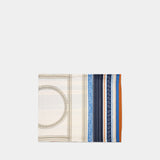 Écharpe Collector - TOTEME - Soie - Bleu