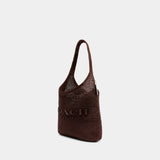 Sac Porté Épaule Weave Straw Brooklyn 39 - Coach - Cuir - Marron