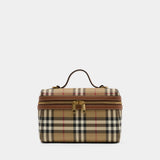 Trousse De Toilette Ll Dfc - Burberry - Synthétique - Beige