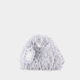 Sac À Main Hobo Mini - Ganni - Synthétique - Gris
