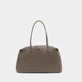 Sac Porté Épaule Xxl Strip - Courreges - Cuir - Marron