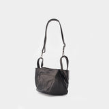 Sac À Bandoulière Tulip M - YOHJI YAMAMOTO - Cuir - Noir