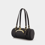 Sac Porté Épaule The Originals Kisslock Barrel 28 - Coach - Cuir - Noir