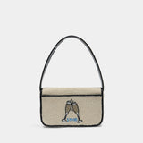 Sac Porté Épaule Tommy Beaded - Staud - Viscose - Multi