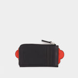 Portefeuille The Top Zip - Marc Jacobs - Cuir - Noir