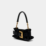 Sac Porté Épaule Anthem Mini - Balmain - Cuir - Noir
