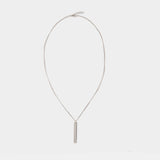 Collier Collana Minimal - MM6 Maison Margiela - Métal - Argenté