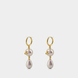 Boucles D'oreilles Martha - Vivienne Westwood - Métal - Doré