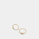 Boucles D'oreilles Olympia Cz - Vivienne Westwood - Métal - Doré