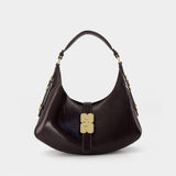Sac À Main Kat Small - Ganni - Synthétique - Marron