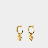 Boucles D'oreilles - Versace - Métal - Doré