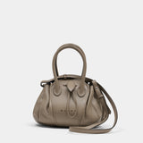 Sac À Main Tulipea Small - Marni - Cuir - Beige