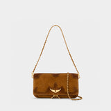 Sac À Bandoulière Rock Western Used - Zadig & Voltaire - Cuir - Marron