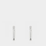 Boucles d'oreilles Pop J Marc - Marc Jacobs - Métal - Argenté