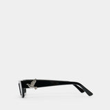 Lunettes De Soleil Le Petit Carré - 3.PARADIS - Acétate - Noir