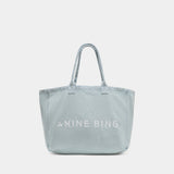 Cabas Leo Denim Tote - ANINE BING - Coton - Bleu