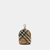 Porte-Clé Ms Backpack - Burberry - Synthétique - Multi