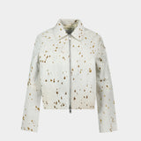 Veste Salylo Jacket 15374 - SAMSØE SAMSØE - Cuir - Beige