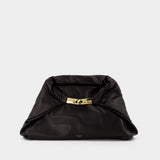 Sac À Main Dinner At 8 Medium - Balmain - Cuir - Noir