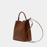 Sac À Main Victoria Bucket - Victoria Beckham - Cuir - Marron