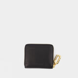 Portefeuille The Slim Compact - Marc Jacobs - Cuir - Noir