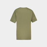 T-Shirt Gots Signature - Kenzo - Coton - Kaki