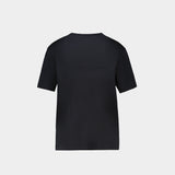 T-Shirt Small Logo - Lanvin - Coton - Noir
