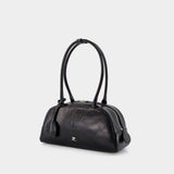 Sac À Main Vintage Small Monday - Courreges - Cuir - Noir
