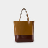 Cabas Museo Large - Marni - Cuir - Marron
