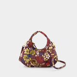 Sac À Main Hobo Mini - Ganni - Synthétique - Marron