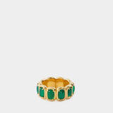 Bague Toy - Ivi - Or - Vert Onyx