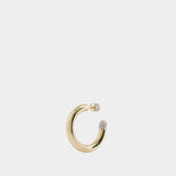 Boucles D'Oreille Piercing Double - Rainbow K - 14K Or - Jaune