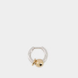 Boucles D'Oreille Nano Piercing - Rainbow K - 14K Or - Jaune