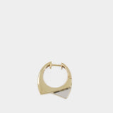 Boucle D'oreille Handcuff - Rainbow K - 9K Or - Jaune