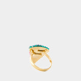 Bague Watermelon - Shourouk - Laiton - Multi