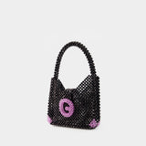 Sac Hobo à Perles - Germanier - Perles - Noir