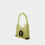 Sac Hobo à Perles - Germanier - Perles - Vert/Noir