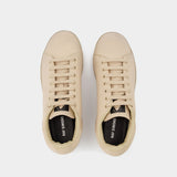 Baskets Orion Beige en Cuir Beige