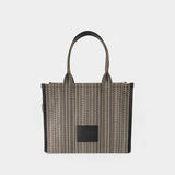 The Large Tote Bag Monogram - Marc Jacobs - Coton - Beige Multi