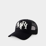 Casquette Staggered Logo Trucker - Amiri - Coton - Noir
