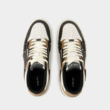 Sneakers Skel Top Low - Amiri - Cuir - Noir/Marron