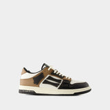 Sneakers Skel Top Low - Amiri - Cuir - Noir/Marron
