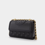 Sac Fleming Small Convertible Shoulder en Cuir Noir