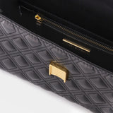 Sac Fleming Small Convertible Shoulder en Cuir Noir
