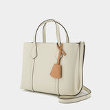 Tote Bag Perry Small - Tory Burch - Cuir - New Ivory