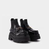 Bottines Carter Platform 75 en Cuir Noir