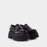 Mocassins Carter Platform 75 en Cuir Noir